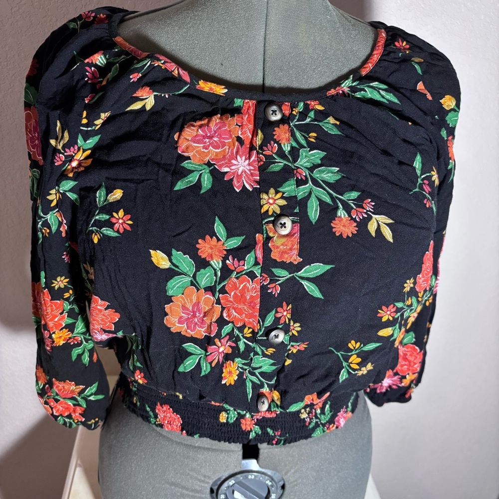 Wishful Park Women’s Crop Top, Boho, Cottage Core‎